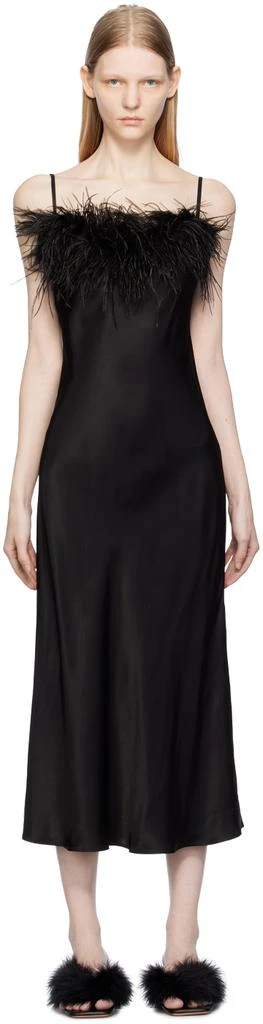 商品Sleeper|Black Boheme Slip Dress,价格¥1343,第1张图片