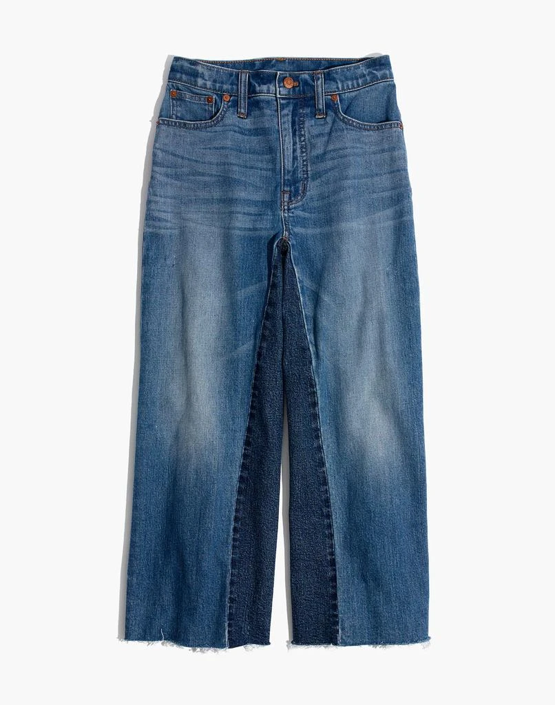 商品Madewell|Wide-Leg Crop Jeans: Gusset Edition,价格¥801,第5张图片详细描述