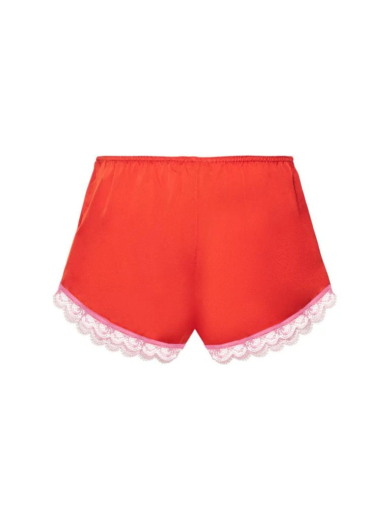 商品LOVE STORIES|Apollo Lace & Satin Pajama Shorts,价格¥184,第4张图片详细描述