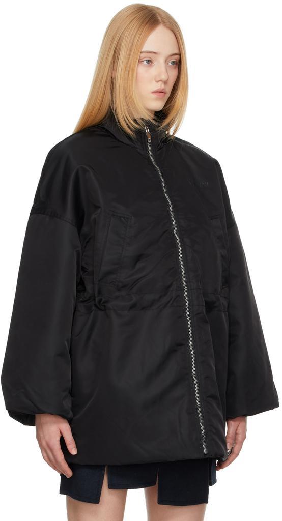 商品Ganni|Black Nylon Bomber Jacket,价格¥1749,第4张图片详细描述