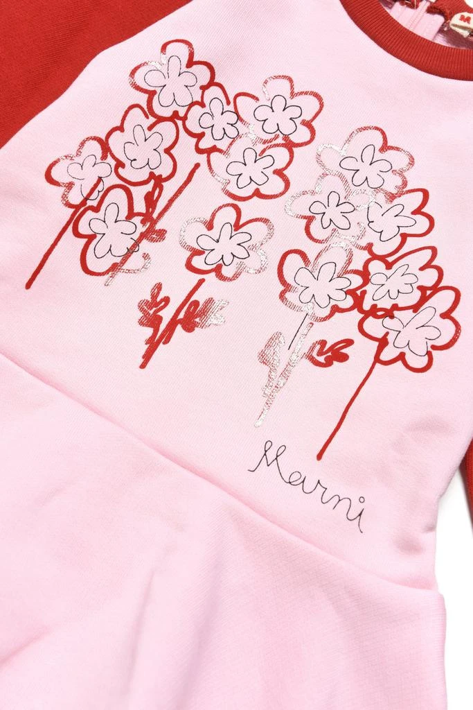 商品Marni|Marni Kids Floral Printed Crewneck Dress,价格¥590,第3张图片详细描述