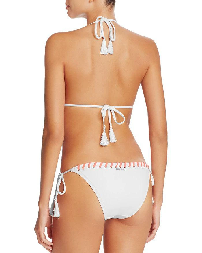 商品Vince Camuto|Eyelet-Laced String Bikini Top,价格¥583,第5张图片详细描述