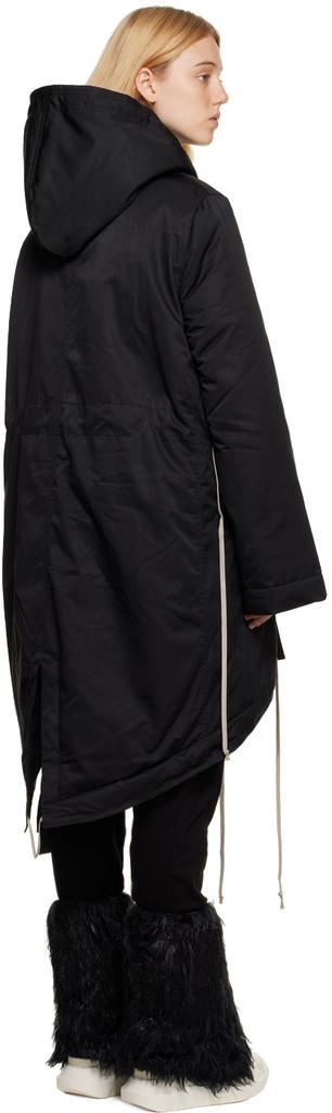 商品Rick Owens|Black Fishtail Coat,价格¥13926,第5张图片详细描述