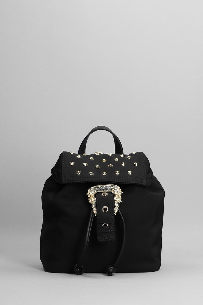 Versace Jeans Couture Backpack In Black Nylon商品第1张图片规格展示