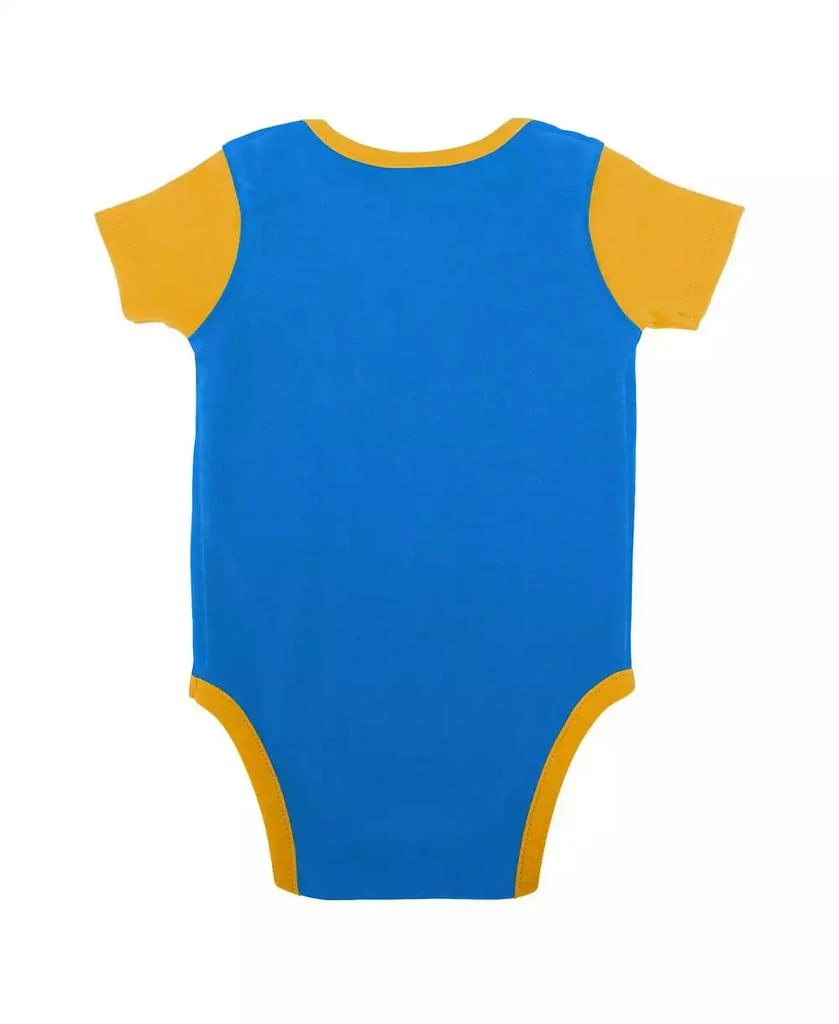 商品Outerstuff|Baby Boys and Girls Powder Blue, Gold Los Angeles Chargers Home Field Advantage Three-Piece Bodysuit, Bib and Booties Set,价格¥240,第3张图片详细描述