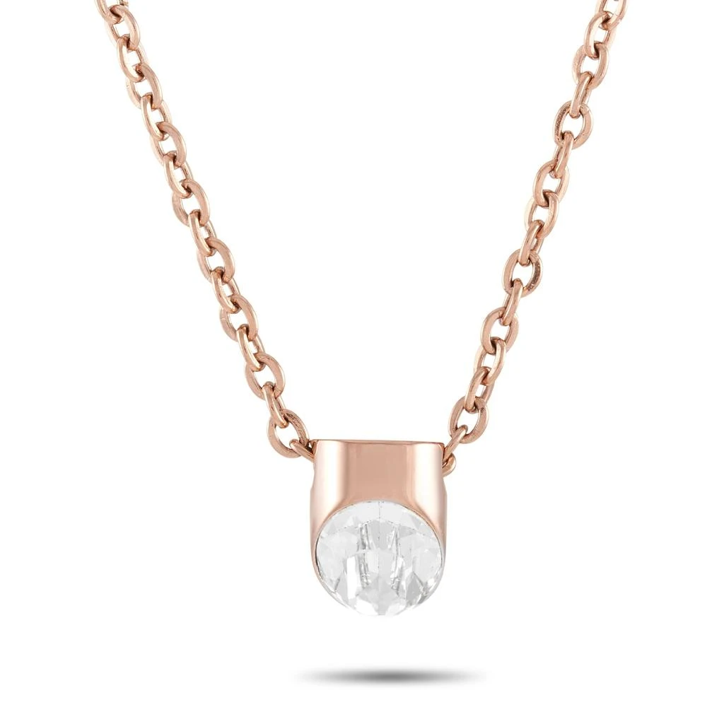 商品Calvin Klein|Brilliant Rose Gold PVD-Plated Stainless Steel White Crystal Necklace,价格¥190,第1张图片
