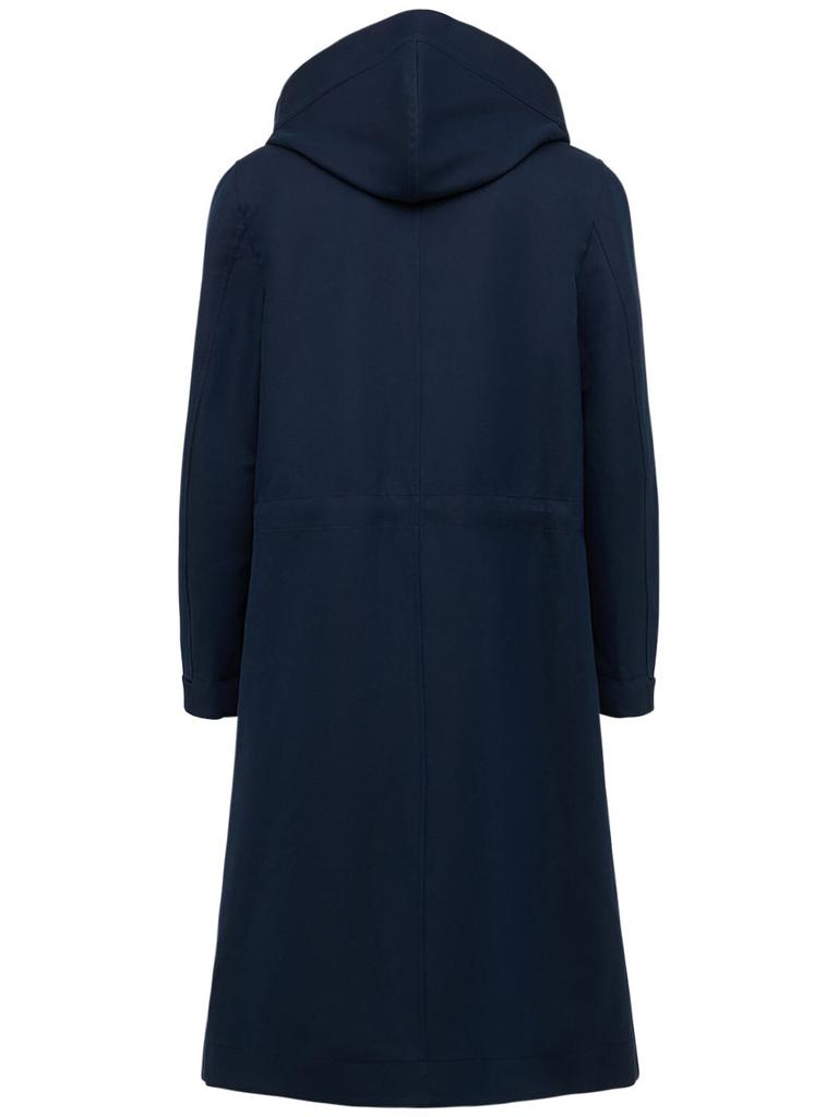 Malraux Hooded Cotton & Linen Parka商品第7张图片规格展示