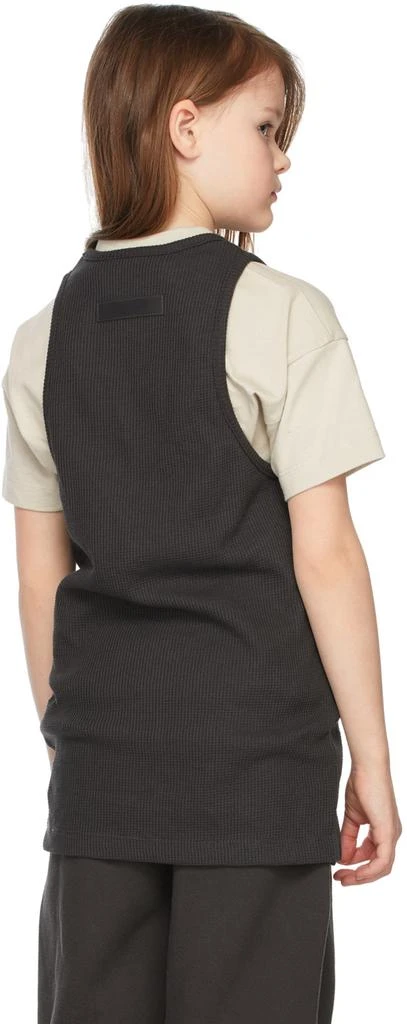 商品Essentials|Kids Black Waffle '77' Tank Top,价格¥228,第4张图片详细描述