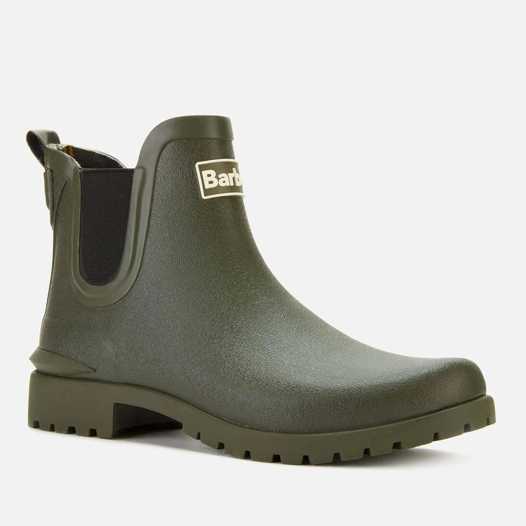 商品Barbour|Barbour Women's Wilton Chelsea Wellies - Olive,价格¥524,第2张图片详细描述