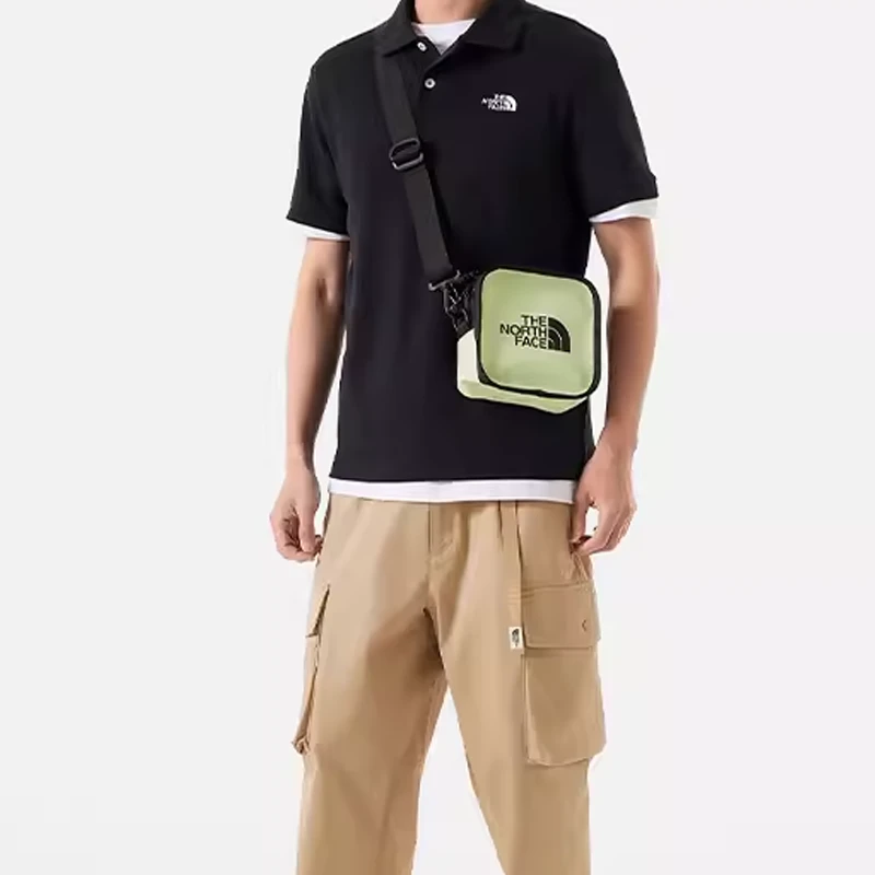 商品[国内直发] The North Face|北面 2.5L 轻巧便捷 防撕裂材质 斜挎单肩包 常规 男女同款情侣款 浅草绿,价格¥589,第7张图片详细描述