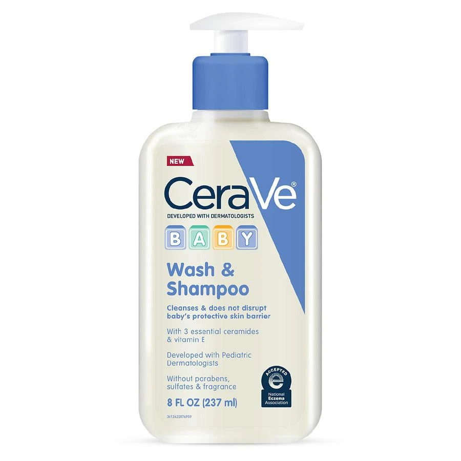 商品CeraVe|Baby Wash and Shampoo for Tear-Free Baby Bath Time,价格¥75,第1张图片