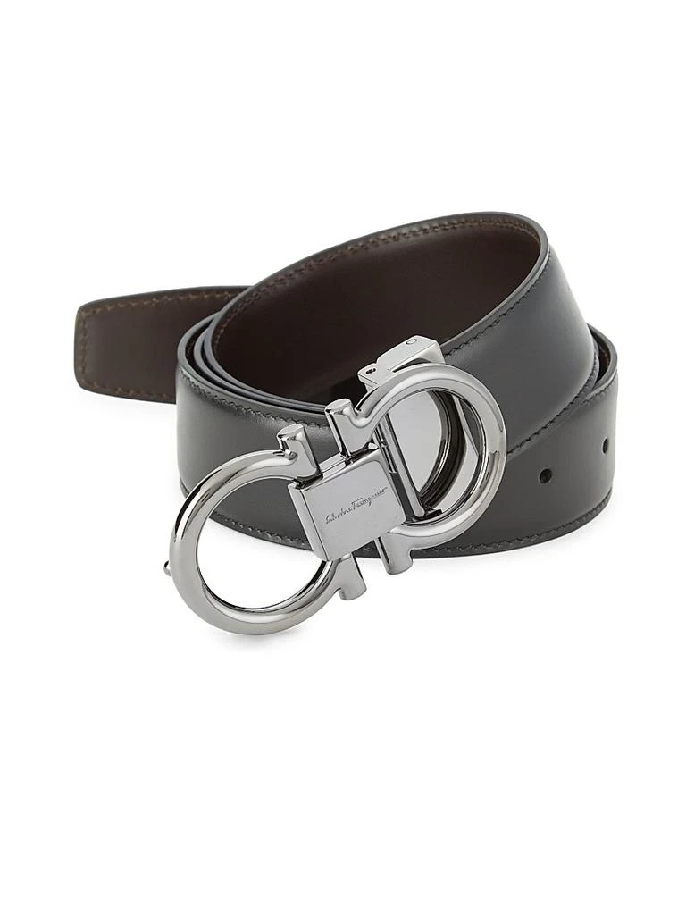 商品Salvatore Ferragamo|Gancini Buckle Cut-to-Size Reversible Belt,价格¥4057,第1张图片