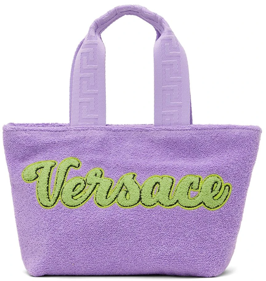 商品Versace|Kids Purple Towel Tote,价格¥2241,第1张图片