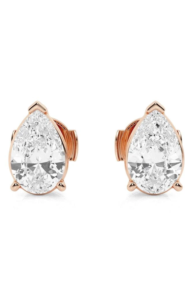 商品Badgley Mischka|Pear Cut Lab Created Diamond Stud Earrings - 2.0ctw,价格¥17232,第1张图片