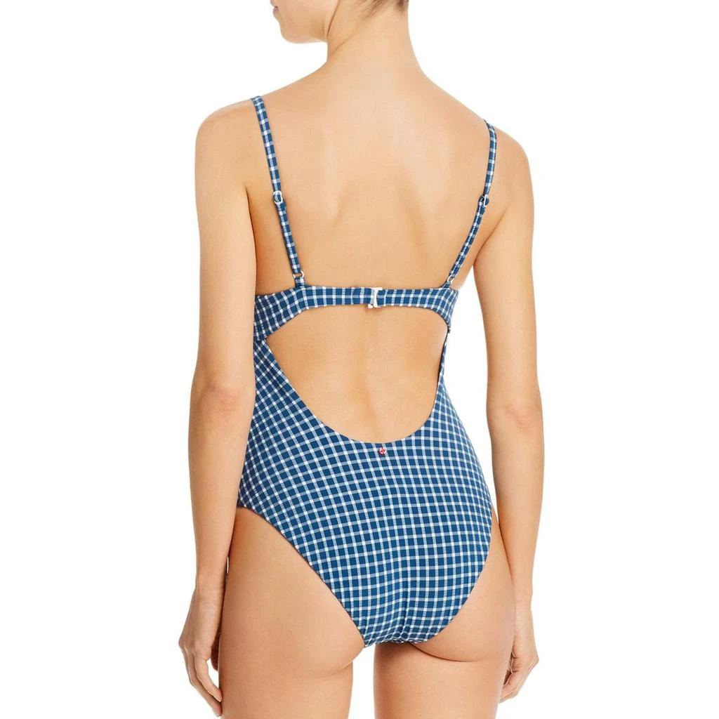 商品Red Carter|Red Carter Womens Checkered Underwire One-Piece Swimsuit,价格¥243,第2张图片详细描述