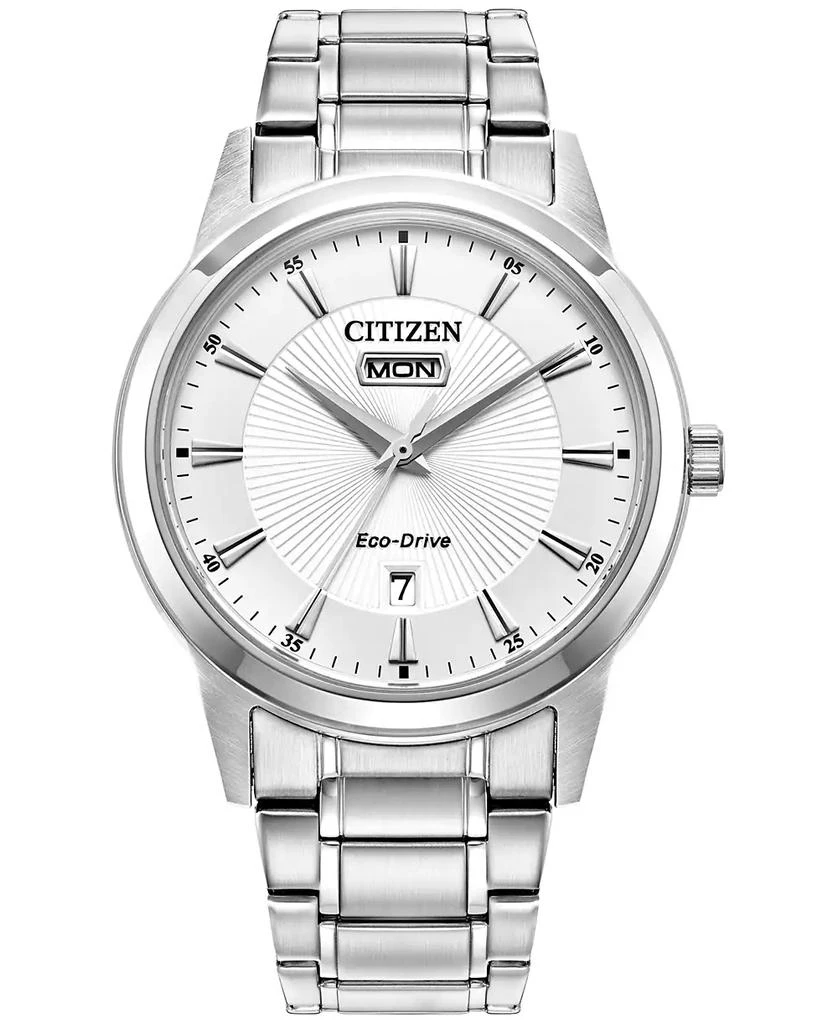 商品Citizen|Eco-Drive Men's Classic Stainless Steel Bracelet Watch 40mm,价格¥1743,第1张图片