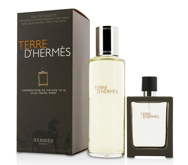 商品Hermes|香港直邮Hermes爱马仕大地男香淡香水30ml+补充装125ml,价格¥1484,第5张图片详细描述