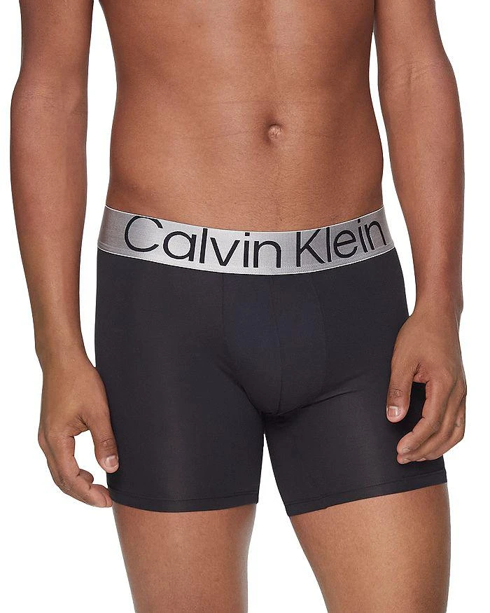 商品Calvin Klein|Steel Low Rise Micro Trunks, Pack of 3,价格¥482,第4张图片详细描述