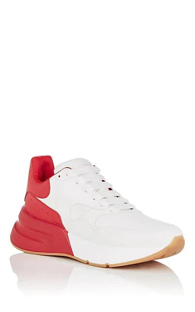 商品Alexander McQueen|Oversized-Sole Leather 运动鞋,价格¥2022,第2张图片详细描述