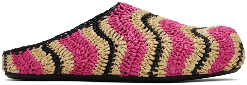 商品Marni|Pink No Vacancy Inn Edition Fussbett Loafers,价格¥8112,第1张图片