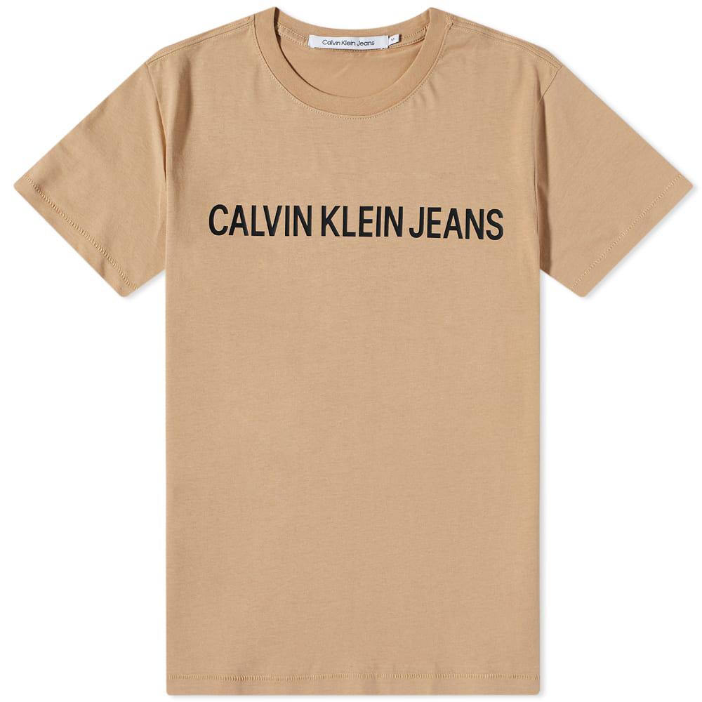 Calvin Klein Institutional Logo Tee商品第1张图片规格展示
