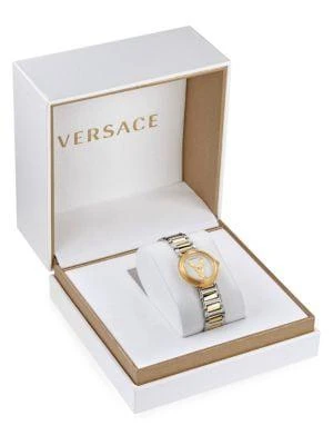 商品Versace|28MM Two Tone Stainless Steel Bracelet Watch,价格¥3731,第4张图片详细描述