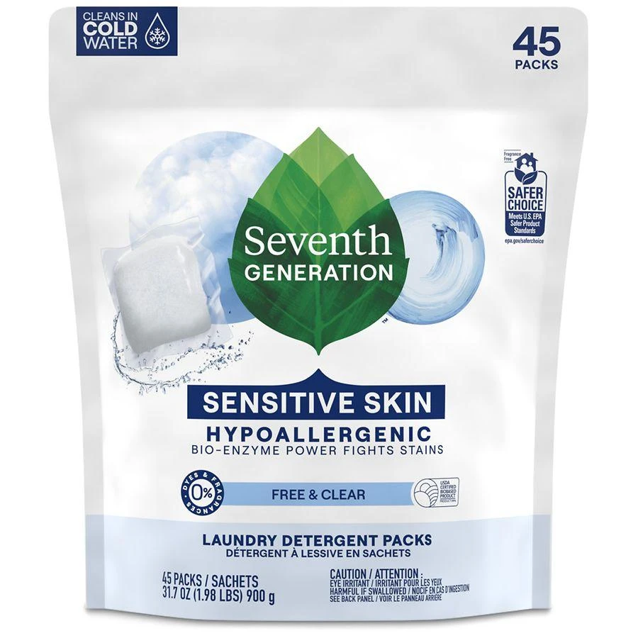 商品Seventh Generation|Laundry Detergent Packs,价格¥121,第1张图片详细描述