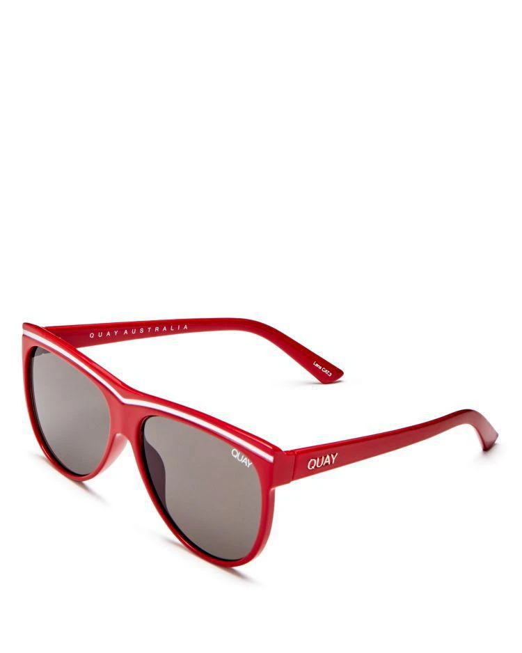 商品Quay|Women's Hollywood Nights Square Sunglasses, 55mm,价格¥445,第2张图片详细描述
