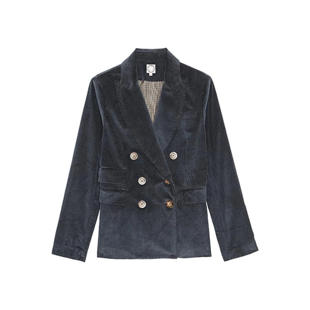 商品INES DE LA FRESSANGE|Maurice blue velvet jacket,价格¥2670,第1张图片