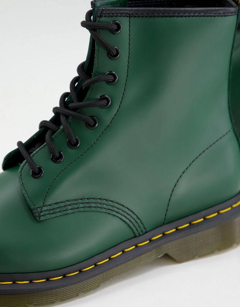 商品Dr. Martens|Dr Martens 1460 8 Eye Boots In Green Smooth,价格¥853,第2张图片详细描述