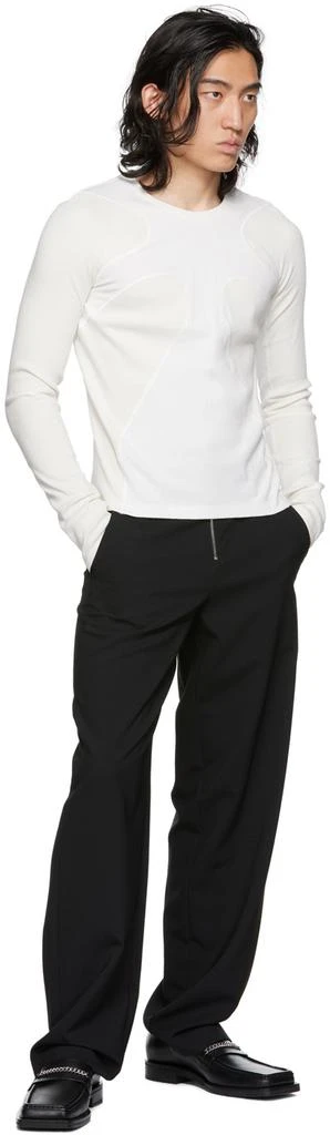 商品Dion Lee|Off-White Paneled Long Sleeve T-Shirt,价格¥1286,第4张图片详细描述