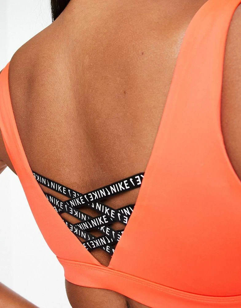 商品NIKE|Nike Swimming Sneakerkini scoop neck bikini top in red,价格¥93,第3张图片详细描述