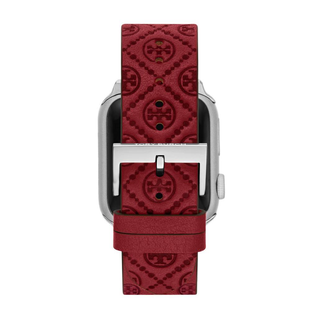 商品Tory Burch|38/40 mm The T Monogram Leather Watch,价格¥854,第5张图片详细描述