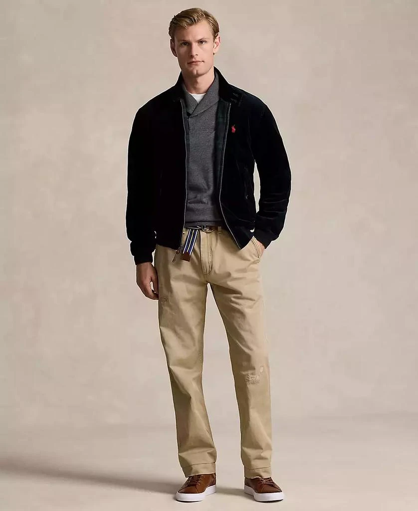 商品Ralph Lauren|男士奢华平纹针织披肩领套头衫,价格¥395,第4张图片详细描述