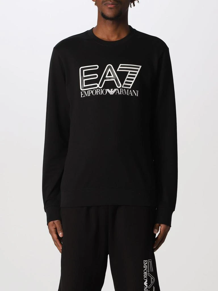 商品EA7|Basic Ea7 sweatshirt with printed logo,价格¥514,第1张图片
