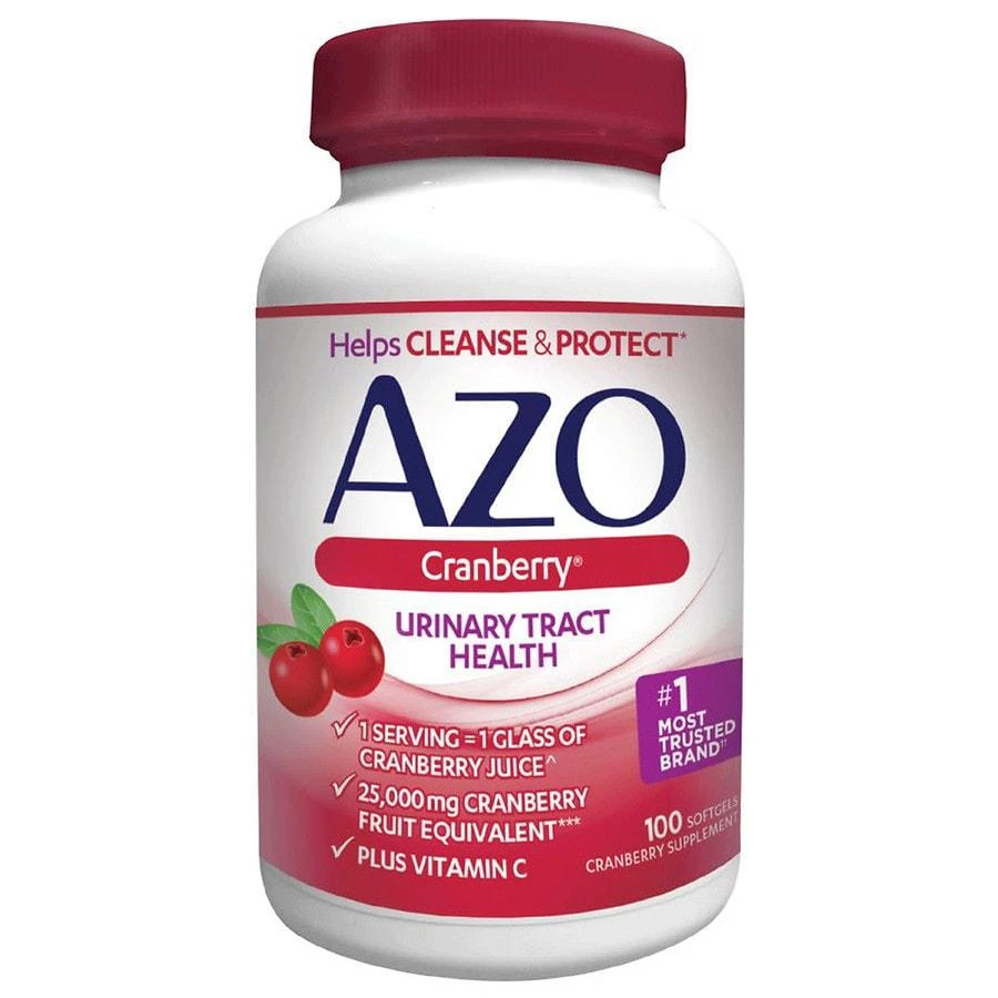 商品AZO|AZO 加强型蔓越莓妇科尿路泌尿系统健康胶囊,价格¥113,第1张图片