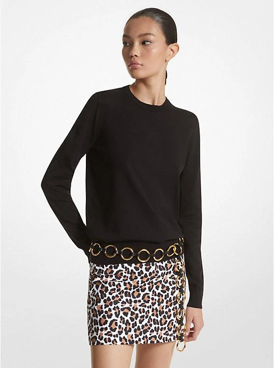 商品Michael Kors|Compact Cotton Sweater,价格¥5176,第1张图片