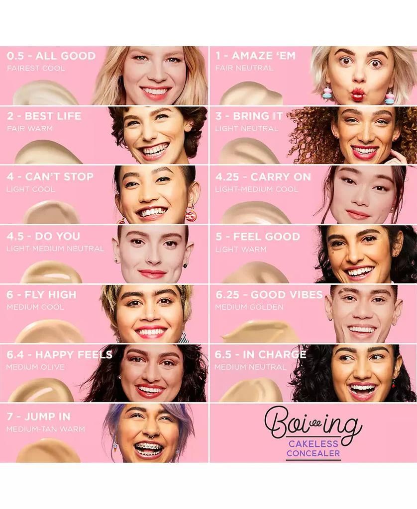 商品Benefit Cosmetics|Boi-ing Cakeless Full-Coverage Waterproof Concealer,价格¥202,第4张图片详细描述