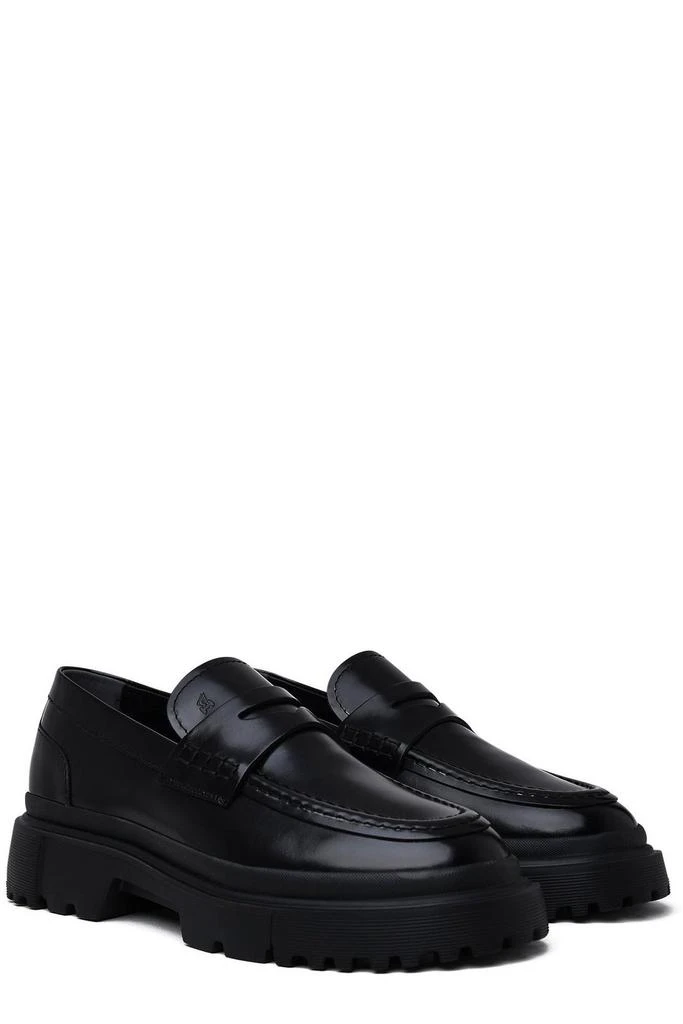 商品hogan|Hogan H629 Round-Toe Loafers,价格¥3332,第3张图片详细描述