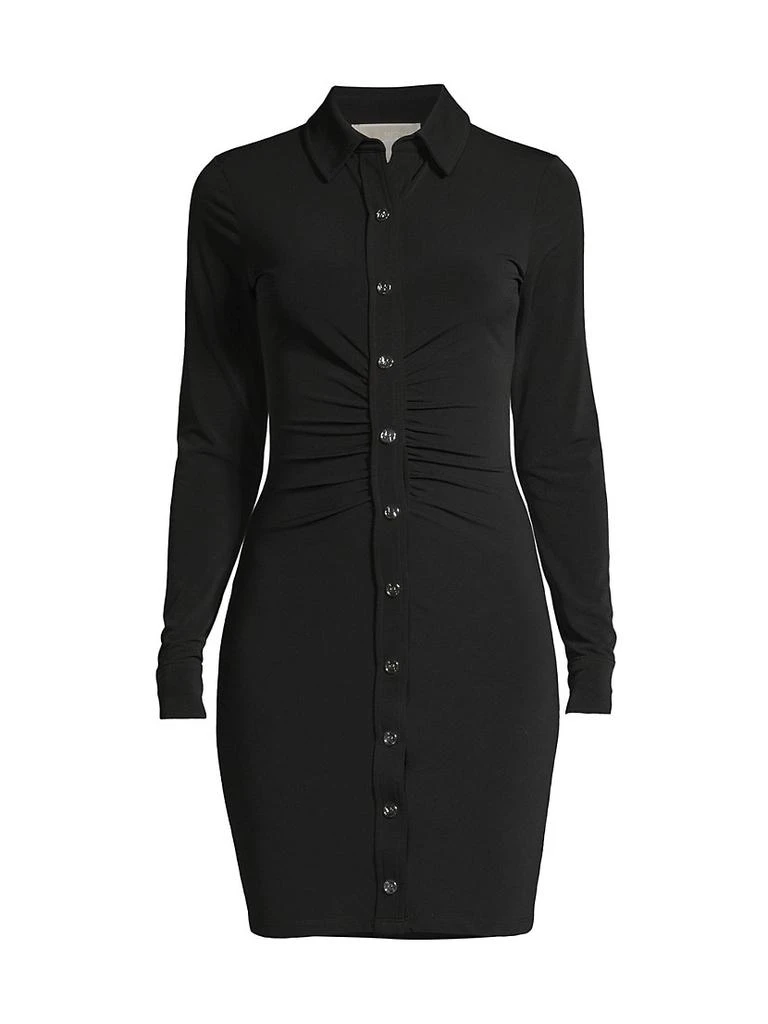 商品Michael Kors|Ruched Long-Sleeve Body-Con Dress,价格¥522,第1张图片
