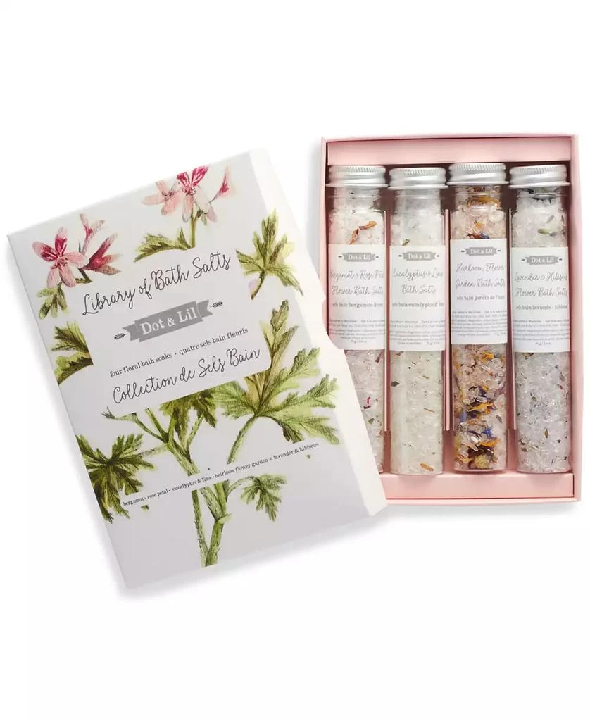 商品Dot & Lil|4-Pc. Library Of Bath Salts Gift Set,价格¥260,第5张图片详细描述