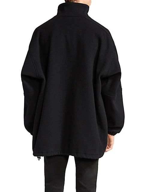 商品Balenciaga|Zip-Up Logo Virgin Wool-Blend Jacket,价格¥16426,第5张图片详细描述