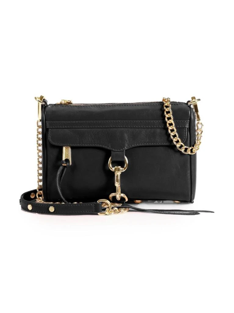 商品Rebecca Minkoff|迷你皮革链条斜挎包,价格¥1462,第1张图片