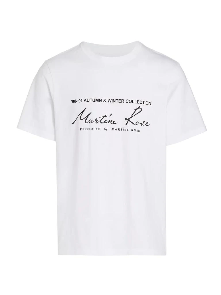 商品Martine Rose|Logo Crewneck T-Shirt,价格¥900,第1张图片