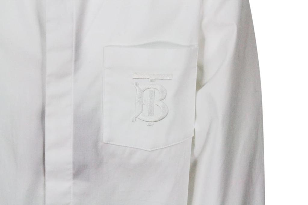 Burberry Long-sleeved Cotton Shirt商品第2张图片规格展示