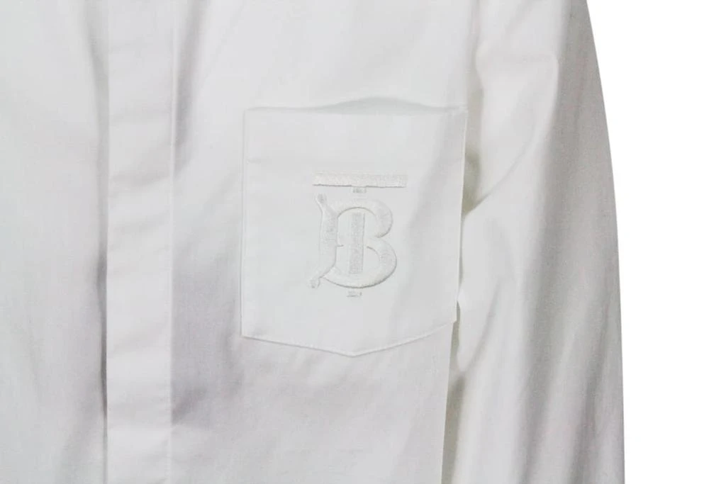 商品Burberry|Burberry Long-sleeved Cotton Shirt,价格¥1382,第2张图片详细描述