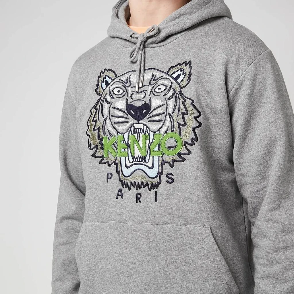 商品Kenzo|KENZO Men's Tiger Original Hoodie - Dove Grey,价格¥1207,第4张图片详细描述
