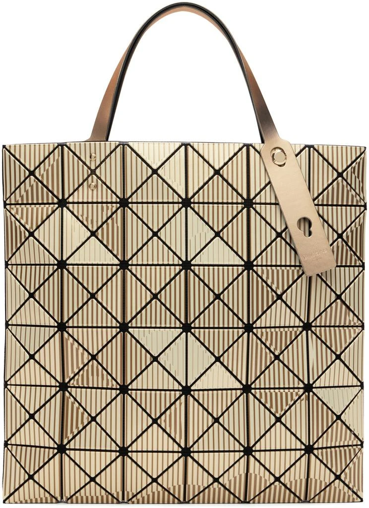 商品Issey Miyake|Gold & Beige Streak Tote,价格¥4506,第1张图片