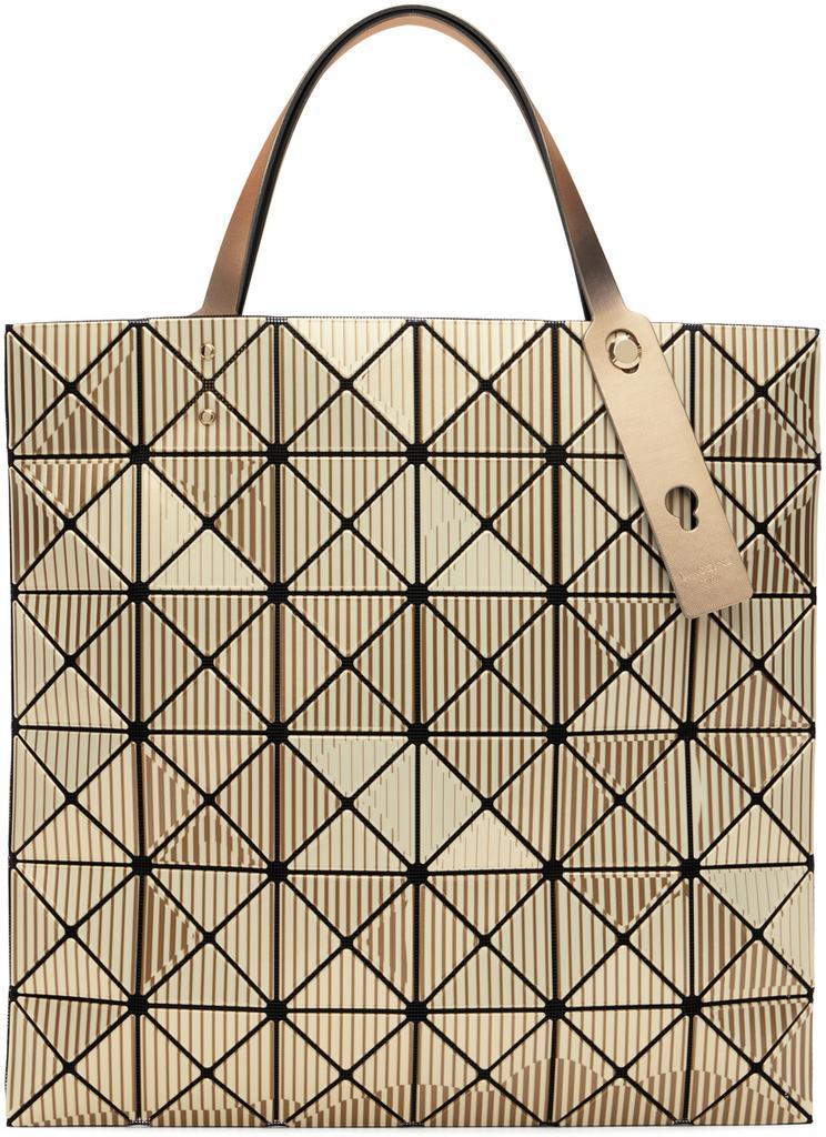 商品Issey Miyake|Gold & Beige Streak Tote,价格¥5626,第1张图片