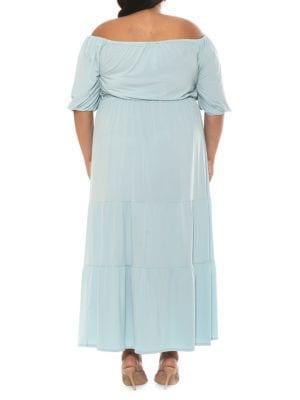 商品ALEXIA ADMOR|Plus Harlow Maxi Dress,价格¥647,第4张图片详细描述